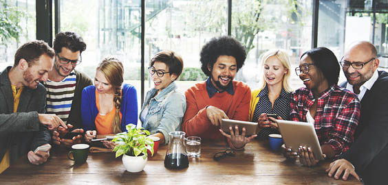 Group talking 564 x 270