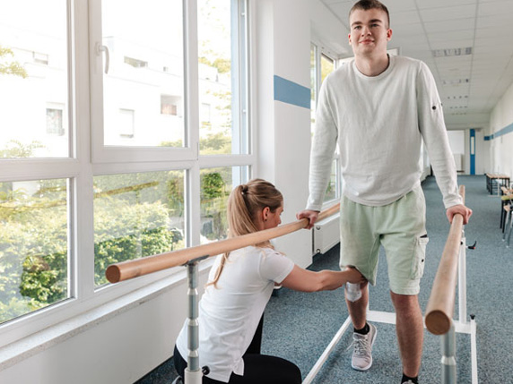 Physiotherapy session