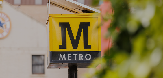 metro sign