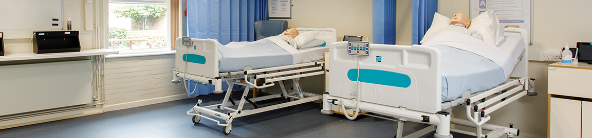 mock hospital setting