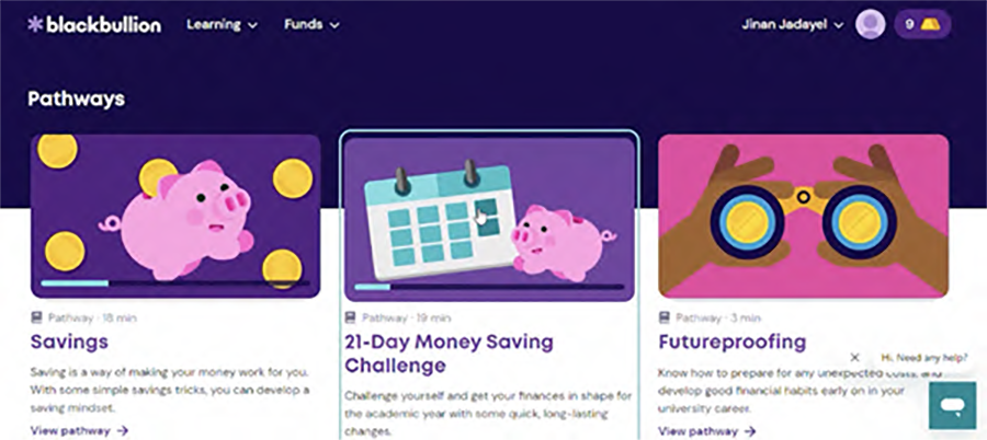 Screenshot of Blackbullion Platform 