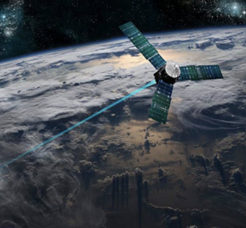 satellite over earth