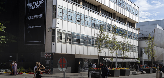 Exterior of university building