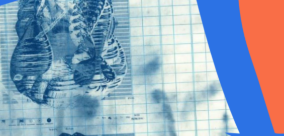 rack of clothes with a red backdrop