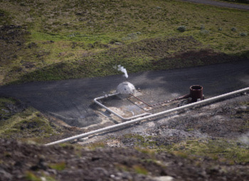 Factory surrounded by fields titled Upstream Image by Paul Dolan