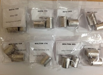 Caption: Fig.  4: ELMATs samples prepared for  measurements of the thermal conductivity coefficient