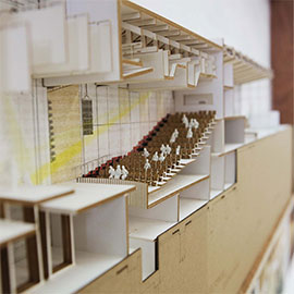 A model of a building