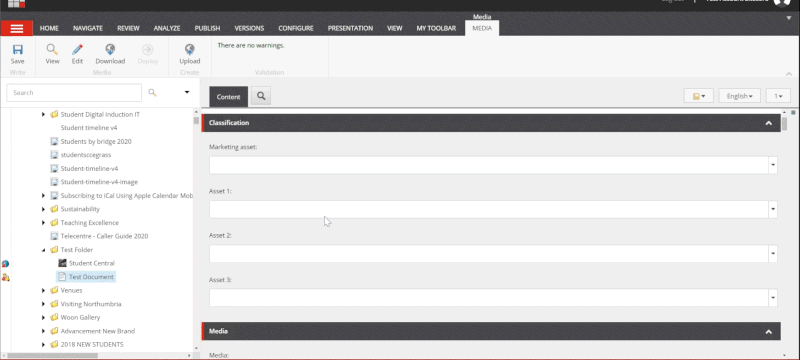 gif of attaching a new file