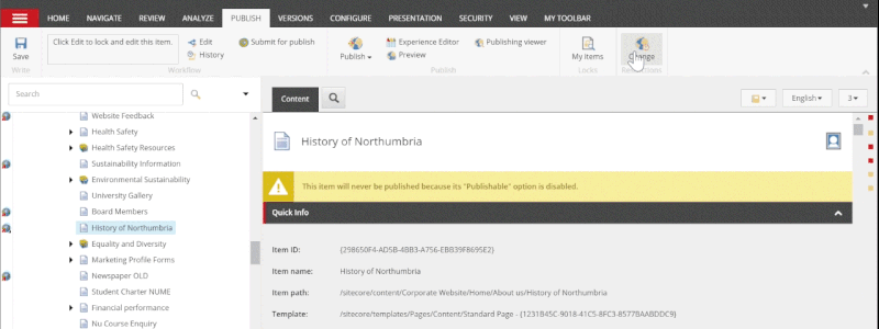 gif of how to delete pages