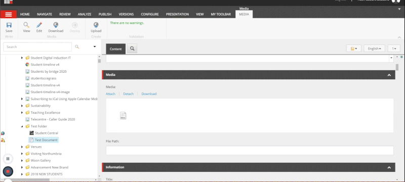 Gif of saving changes to existing file