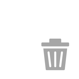 white image with delete logo in bottom right