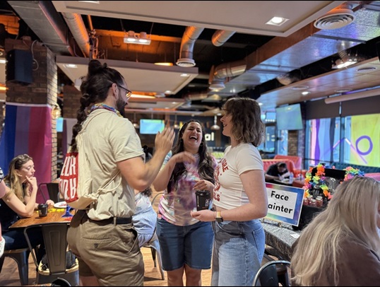 Members of the Northumbria Students' Union and Staff LGBTQ+ Network at the Students' Union Pride Breakfast