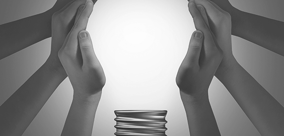 a person looking at the camera