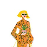 a drawing of a person