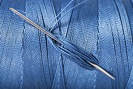 Spool Of Blue Thread - Web