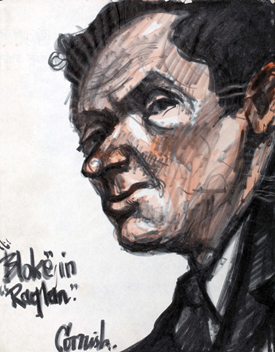 Norman Cornish -  Bloke In Raglan - Web