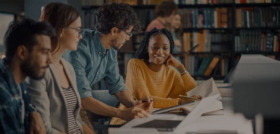 Image: Students studying together