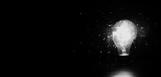 a person in a dark sky