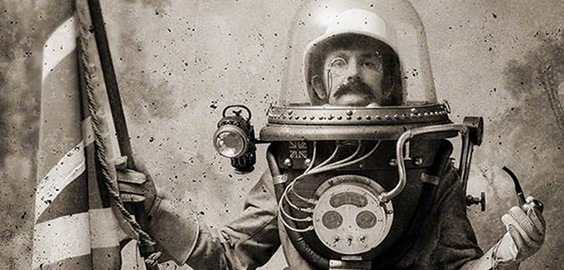 a vintage photo of a man