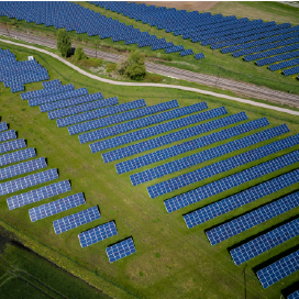 Image shows solar panels