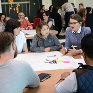 People around a table