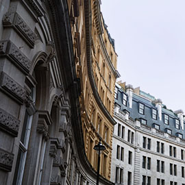 Photo of a row of buildings