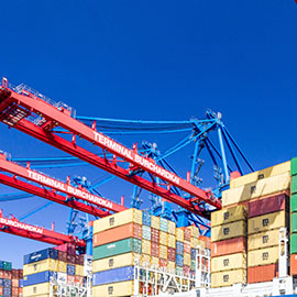 Photo of cargo on a ship