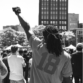 Image showing people at a political demonstration