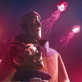 a group of people on a stage