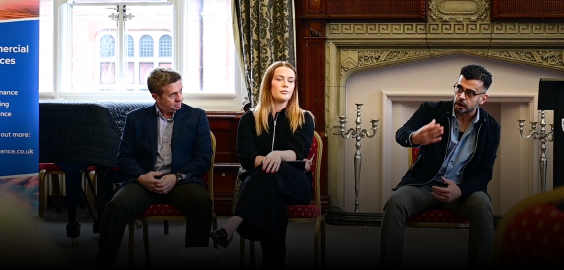 man talking to group