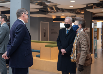 HRH The Princess Royal visits Northumbria's Northern Hub for Veterans and Military Families Research