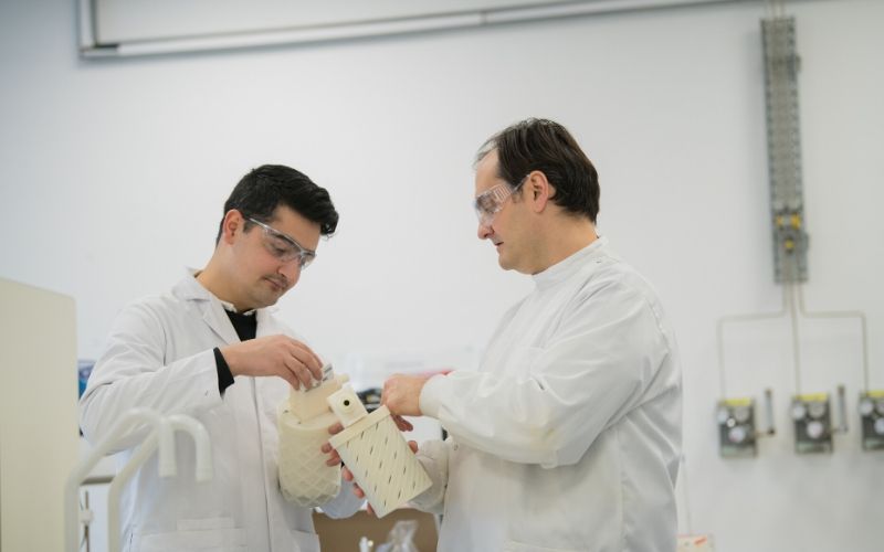 Breath collecting device for Covid-19 testing