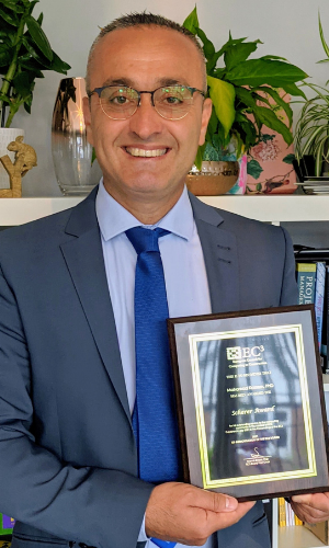 Professor Mohamad Kassem has been awarded the 2021 Scherer Award for outstanding service to the computing community in the context of EC3 Professor Mohamad Kassem has been awarded the 2021 Scherer Award for outstanding service to the computing community in the context of EC3