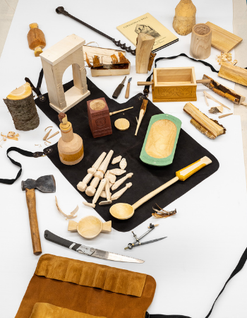 Artwork hand carved by Philip Luscombe for the Wood of the Well exhibition at Chesters Roman Fort.  Artwork hand carved by Philip Luscombe for the Wood of the Well exhibition at Chesters Roman Fort.