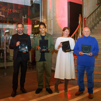 Caption: Mac Collins, pictured second from the left, at the LDF awards ceremony. Caption: Mac Collins, pictured second from the left, at the LDF awards ceremony.
