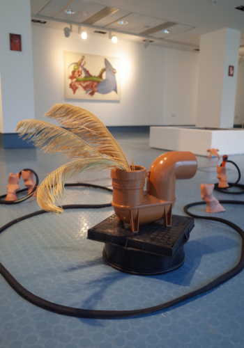 Caption: Chika Annen won the Woon Prize in 2019. Her exhibition, Meta-Playground, contains painting and sculpture. Caption: Chika Annen won the Woon Prize in 2019. Her exhibition, Meta-Playground, contains painting and sculpture.