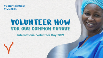 Caption: The United Nations' International Volunteer Day 2021 is on Sunday 5 December. Caption: The United Nations' International Volunteer Day 2021 is on Sunday 5 December.