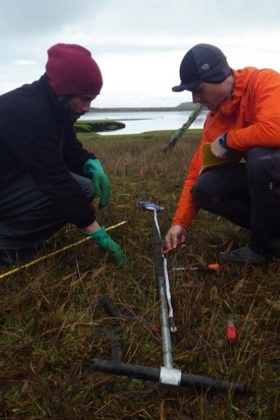 Tsunami sediment core