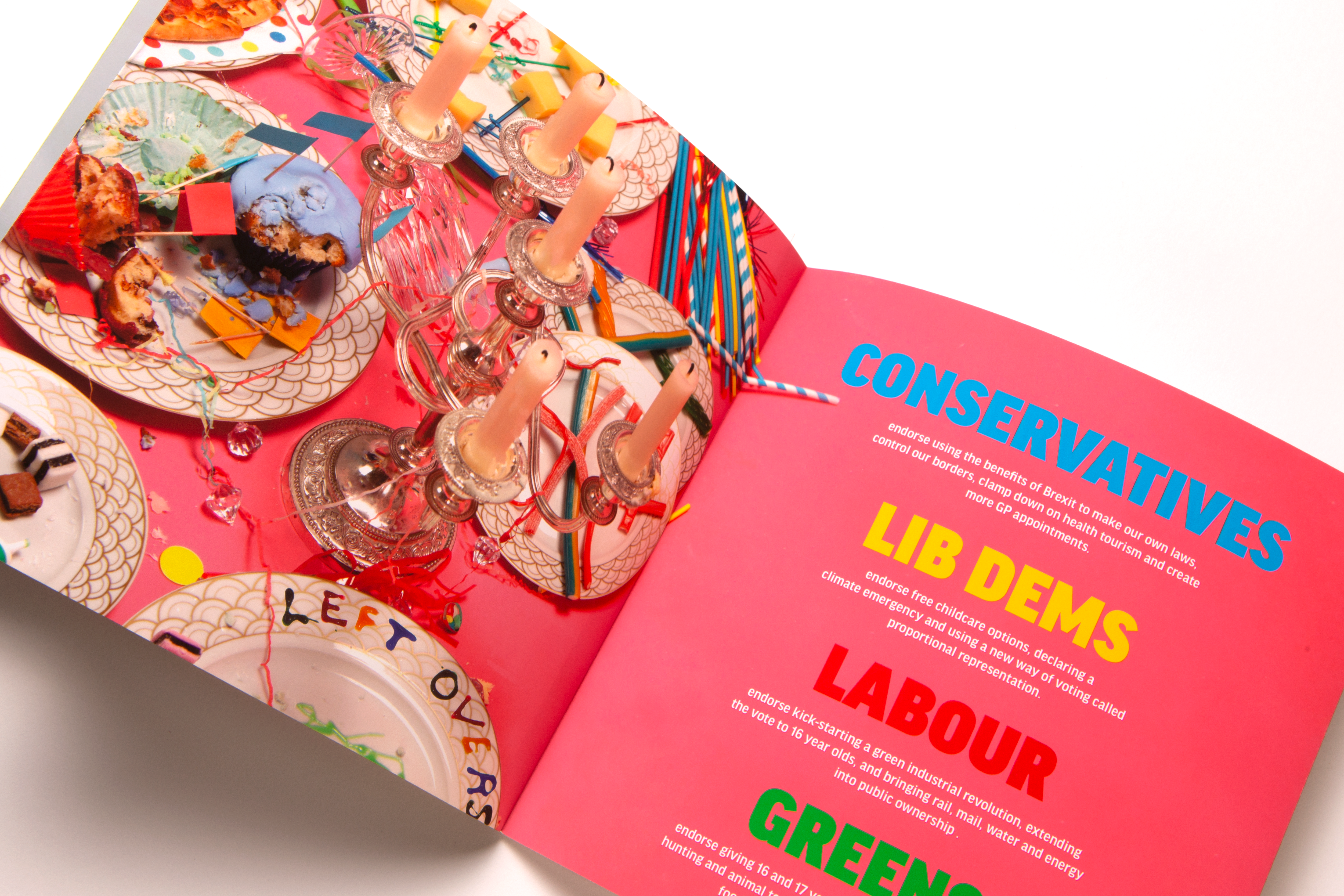 Voting booklet design