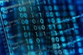 a close up of a computer