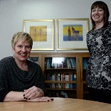 a man sitting on a table