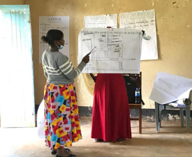 Voluntary Service Overseas research project. Participatory mapping.