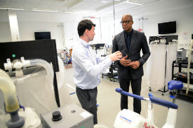 a man standing in a room