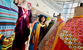 a person wearing a costume