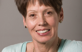 a person smiling for the camera