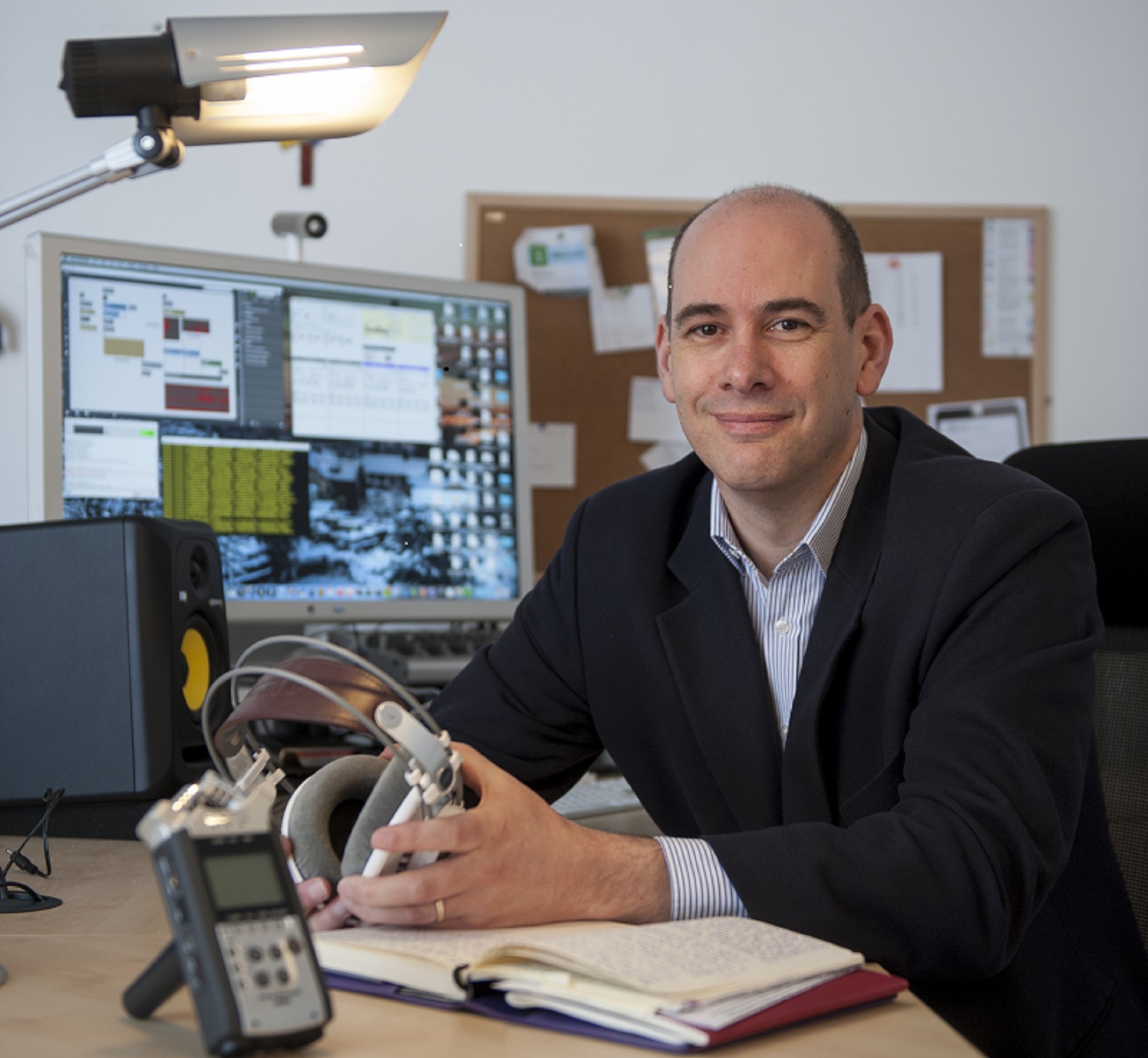 Professor Paul Vickers, Professor of Computer Science and Sonification in Northumbria’s Department of Computer and Information Sciences 