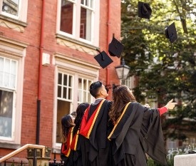 Students celebrate graduation ceremony