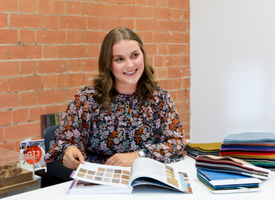 BA Interior Architecture graduate, Hattie Keel, was chosen as a winner of the National Trust Rising Stars partnership and now has one of her designs on display at Seaton Delaval Hall.