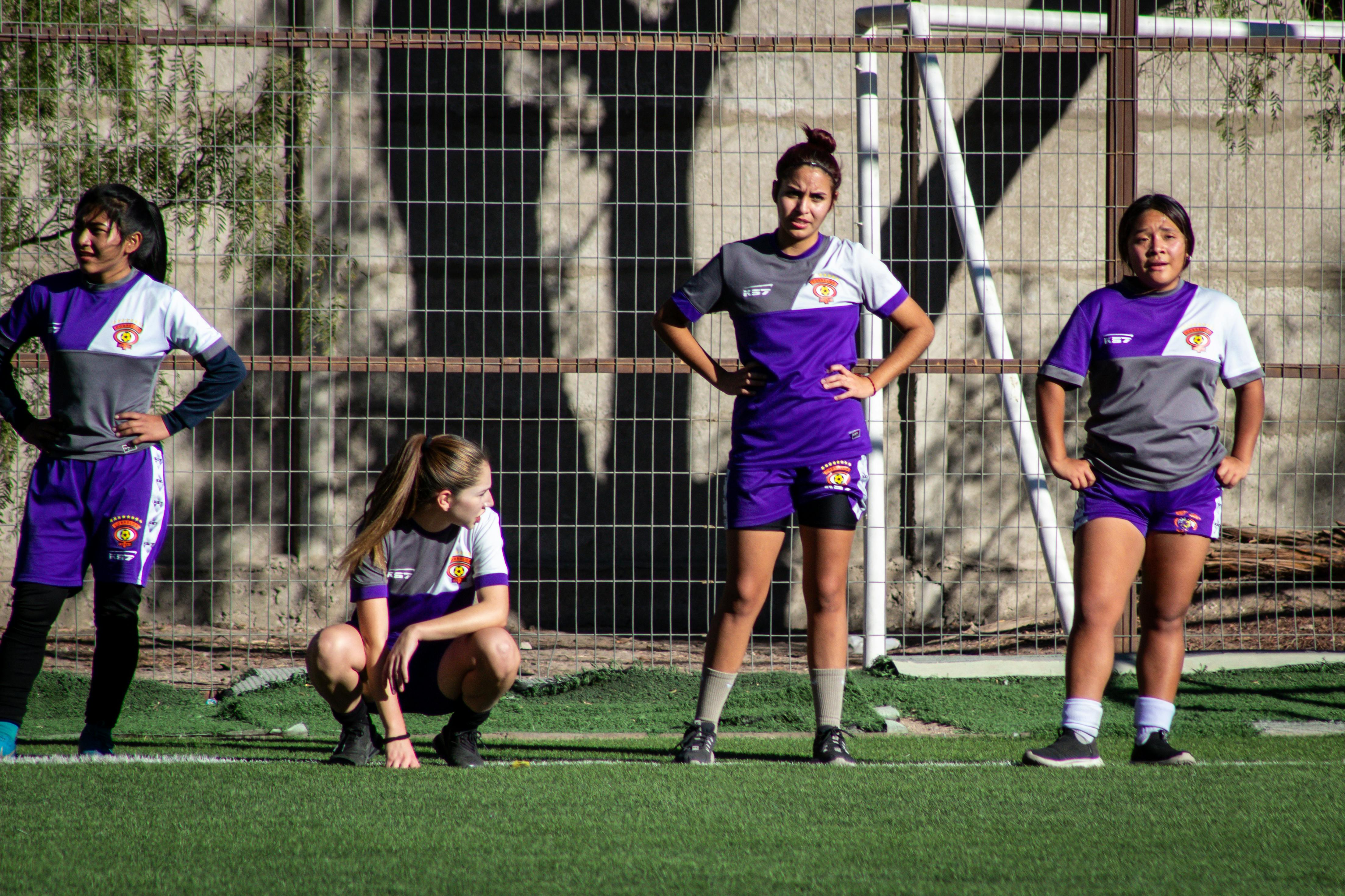 Women playing football