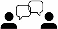 people talking icon